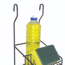 Ver imagem 3 de Porta Detergente Suspenso para Cozinha Preto Fosco