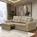 Ver imagem 1 de Sofá Retrátil 2 Lugares 1,80m Leticia Suede Rover & Beato