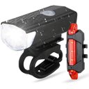 Ver imagem 4 de Kit Bike Farol Frontal + Traseiro Ultra Led Usb Recarregável