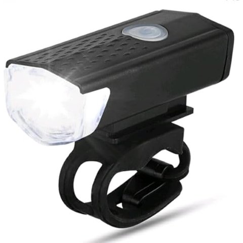 Kit Bike Farol Frontal + Traseiro Ultra Led Usb Recarregável