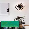 Luminária Led Plafon Teto Grande 33x33cm Bivolt 110/220v Quadrado Duplo - 4