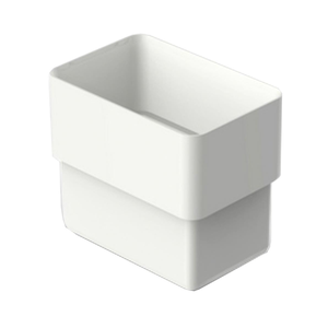 Acoplamento Retangular Aquapluv Style Retangular Branco