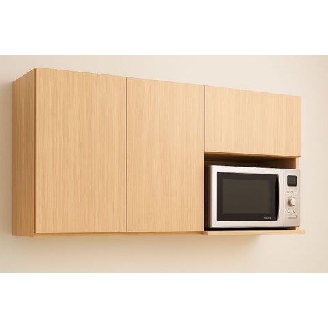 Armário Aéreo de Cozinha 2 Portas 120cm Mdf Rafaro