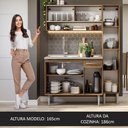 Ver imagem 6 de Armário de Cozinha Compacta 137cm com Pia Rustic Emilly Madesa 10