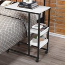 Ver imagem 1 de Mesa Lateral de Apoio Industrial com Rodízio Fit Yescasa