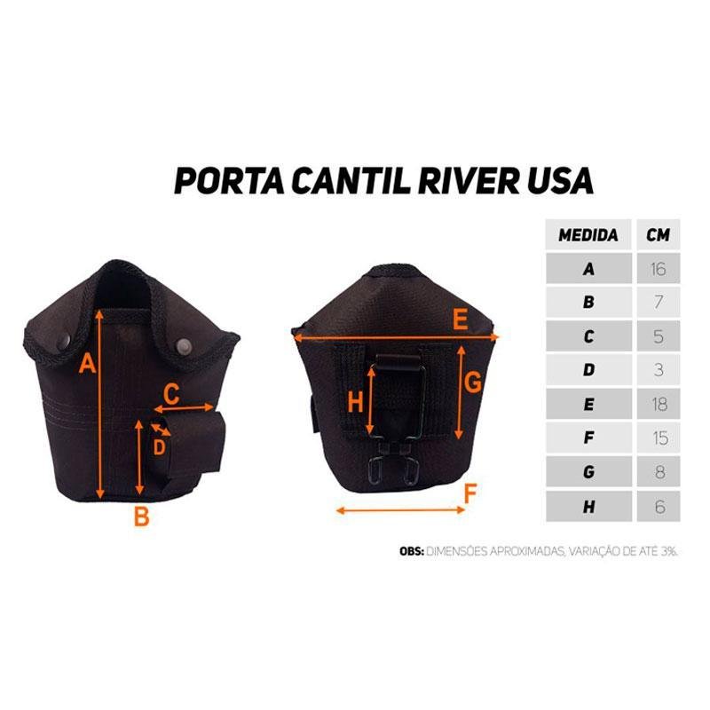 Kit Cantil + Caneco Cantil Polipropileno + Porta Cantil Usa - 6