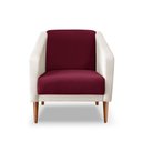 Ver imagem 2 de Poltrona Sala de Estar Monalisa Decorativo Suede:bordo