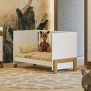 Ver imagem 4 de Berço Americano 4300 Mini Cama Fantasia e Guarda Roupa Infantil Q Encanto Slim 4340 Branco Acetinado