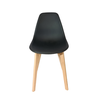 Cadeira Charles Eames Solid Wood 131pp Preto - 1