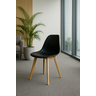 Cadeira Charles Eames Solid Wood 131pp Preto - 4