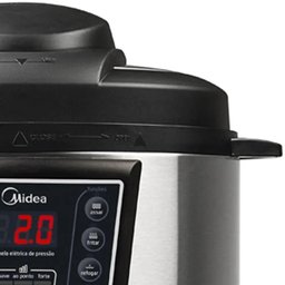 Panela Eletrica Pressao 6l Midea - Ppa71 Inox/preto 110 Volts - 2