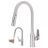 Torneira Gourmet Extensivel Cozinha Pia Ducha Articulada Dois Jatos Bancada Mesa Monocomando Agua Qu - 1