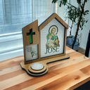 Ver imagem 2 de Capela São José Igreja com Porta Vela e Oração