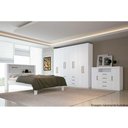 Ver imagem 5 de Guarda Roupa Casal 8 Portas e 6 Gavetas Master 8.6 Branco - Santos Andirá