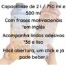 Kit 3 Garrafa de Água Squeeze Galão 2l Litros Motivacional Academia Colorida - 4