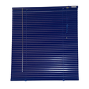 Ver imagem 1 de Persiana Horizontal Aluminio 25mm Azul 50 (l) X 45 (a) Cm Cortina C/ Kit de Instalação 0,50 X 0,45