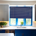 Ver imagem 4 de Persiana Horizontal Aluminio 25mm Azul 50 (l) X 45 (a) Cm Cortina C/ Kit de Instalação 0,50 X 0,45