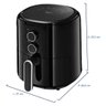 Fritadeira Air Fryer Cube Fry Elgin 4l Afg40 - 42afg4001000 Preto 110 Volts - 4