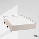 Ver imagem 3 de Base Box Casal 138x39cm em Poliester Idea Bege
