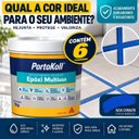 Ver imagem 4 de Kit 6 Rejunte Muliuso Epóxi Azul Cobalto Porto Koll 1kg