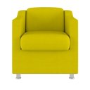 Ver imagem 4 de Kit 10 Poltronas Tilla Consultório Sala Tecido Suede Cor:amarelo
