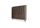 Ver imagem 1 de Cabeceira De Cama Box Ana Queen 160cm X 118cm Suede Marrom Ms Decor