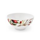 Ver imagem 2 de Kit 6 Tigelas Bowl Natalina em Melamina 300ml Folhagens e Azevinhos - Magizi