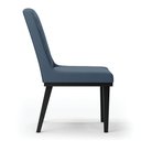 Ver imagem 7 de Cadeira Sala de Jantar Base Madeira Preto Kit 4 Sofia Suede Azul Marinho D03 - D'Rossi