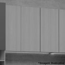 Ver imagem 5 de Armário Aéreo para Cozinha 100% MDF 120 cm 3 Portas Lótus Carvalho/Verde