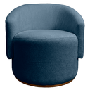 Ver imagem 5 de Kit 02 Poltrona Decorativa Orgânica Espanha para Sala Bouclê:azul Marinho