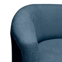 Ver imagem 7 de Kit 02 Poltrona Decorativa Orgânica Espanha para Sala Bouclê:azul Marinho