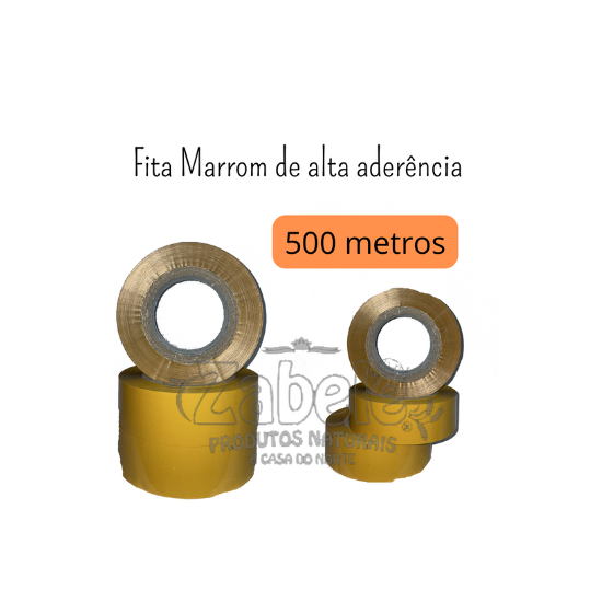 Fita Adesiva Larga Para Fechar Caixas Marrom Zabelê Naturais - 4