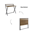 Ver imagem 6 de Escrivaninha Mesa Escritório Industrial Dobrável 1 Prateleira 93cm SW014