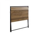 Ver imagem 3 de Escrivaninha Mesa Escritório Dobrável SW014 1 Prateleira 93cm Preto E Noce Oro