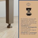 Ver mais imagens de Cozinha Compacta 6 Portas 1 Gaveta Nápoles Marrom/Cinamomo/Off White Acetinado