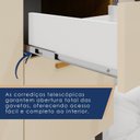 Ver imagem 7 de Cozinha Compacta 6 Portas 1 Gaveta Nápoles Marrom/Cinamomo/Off White Acetinado