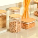 Ver imagem 2 de Pote Hermético com Tampa de Bambu - 1l ou