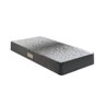 Bicama Box Baú Solteiro 88x188x42 Courino Linho Cinza com Colchão de Espuma Dual Firme Ecoflex - 2