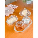 Ver imagem 2 de Kit Queijeira + Manteigueira + Açucareiro + Meleira + Travessa Pearl Wolff Transparente
