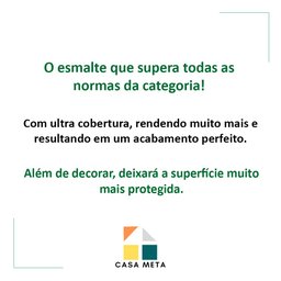 Tinta Esmalte Sintetico Branco 900ml Lukscolor Metal Madeira - 5