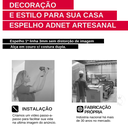 Ver imagem 6 de Espelho Adnet Decorativo Redondo Banheiro Antigo 60cm + Pino Suporte