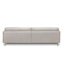 Ver imagem 7 de Sofá Decorativo Anthony 3 Lugares Sala de Estar 240cm Pés em Aço Couro Off White G88 - Gran Belo