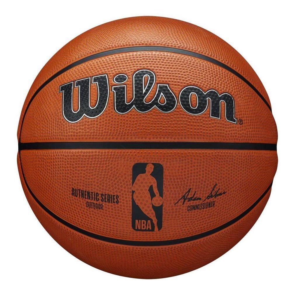 Bola de Basquete Nba Authentic outdoor Size 6 Wilson Marron - 10