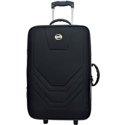 Mala Grande 23kg Anac Rodinhas Resistente Village Rígida Viagem - Preto - 6
