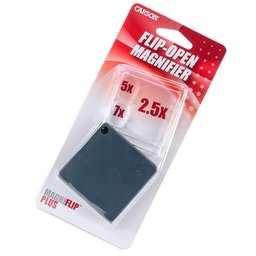 Lupa Carson em Estojo Dobrável Magnifier - 2.5x, 5x e 7x - 5