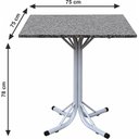 Ver imagem 3 de Conjunto de Cozinha Mesa Quadrada Havaí 4 Cadeiras
