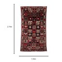 Ver imagem 2 de Tapete Persa Feito a Mão Bakhtiar Decorativo para Sala Quarto e Escritório - 274x155cm