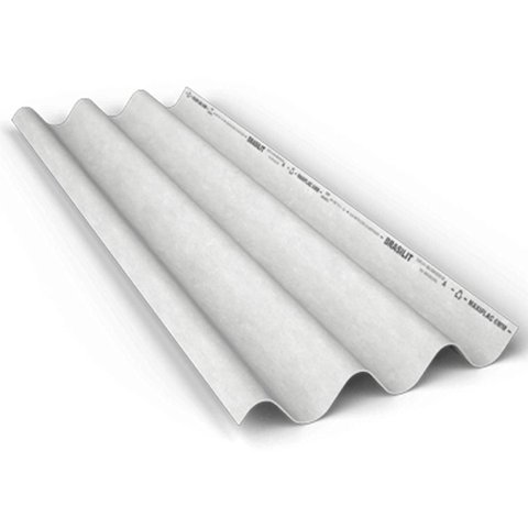 Telha Maxiplac 6mm 3,70x1,06 Metros BRASILIT