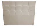 Ver imagem 2 de Cabeceira De Cama Box Luiza Casal 140cm X 106cm Suede Bege Ms Decor