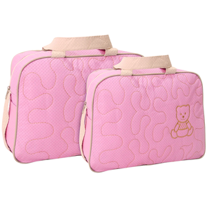 Kit Bolsas Maternidade Mave Baby Ursinho Rosa